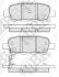 Колодки тормозные (без датчика) NiBK PN2466 (фото 1)