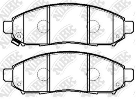 КОЛОДКИ ГАЛЬМІВНІ NiBK PN2517