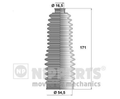 Пыльник рулевого механизма NIPPARTS J2842028