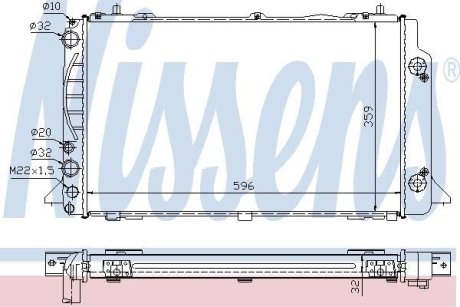 Радіатор NISSENS 60448A