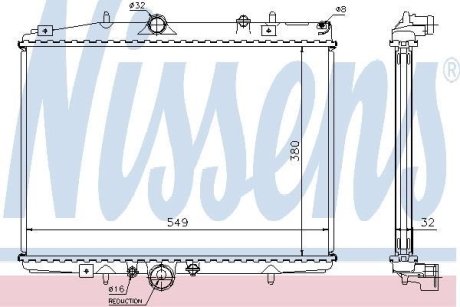 Радіатор NISSENS 61292A