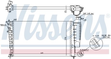 Радиатор охлаждения NISSENS 61313