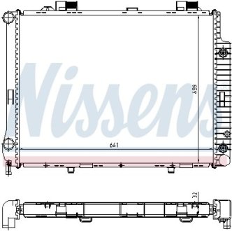 Радіатор охолодження NISSENS 62666A