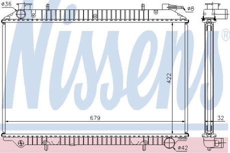 Радиатор NISSENS 62976A