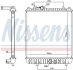Радіатор двигуна NISSENS 630787 (фото 1)