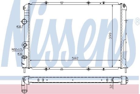 Радиатор NISSENS 63938A