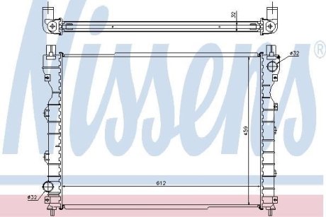 Радиатор NISSENS 64310A