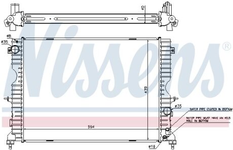 Радіатор охолодження First Fit NISSENS 64312A