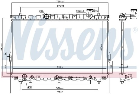 Радиатор NISSENS 67030