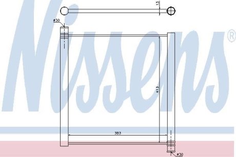 Радиатор охлаждения NISSENS 68451