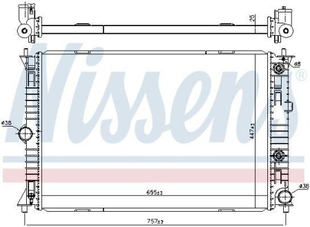 Радиатор NISSENS 68541