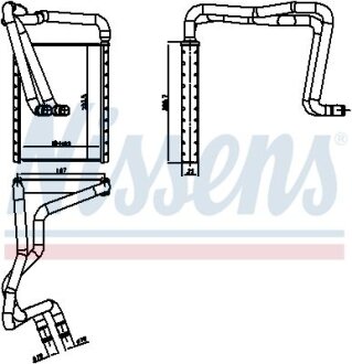 Радіатор пічки NISSENS 707179