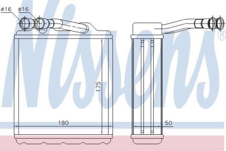 Радиатор печки NISSENS 73464