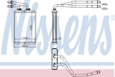 Радиатор отопления NISSENS 73990