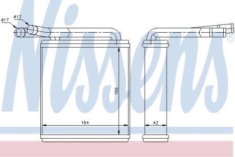 Радиатор отопления NISSENS 77608