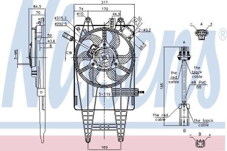 Вентилятор радіатора NISSENS 85162