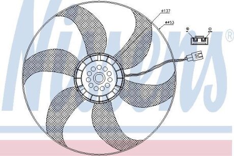 Вентилятор радіатора NISSENS 85403