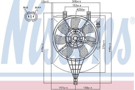 Вентилятор радіатора NISSENS 85407