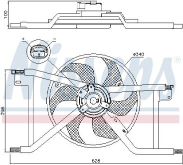 Вентилятор радіатора NISSENS 85927