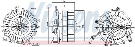 Вентилятор салона NISSENS 87217