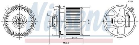 Вентилятор салону NISSENS 87352