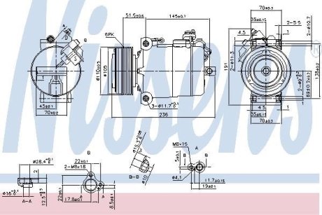 Компрессор кондиционера NISSENS 890043