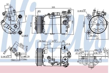 Компрессор кондиционера NISSENS 890099