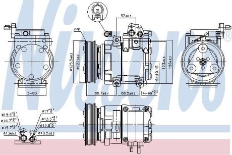 Компресор кондиціонера NISSENS 890129