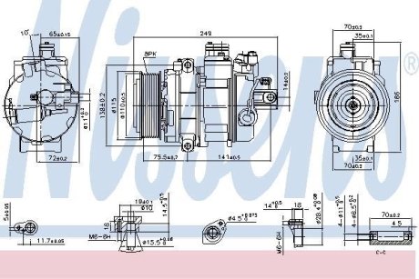 Компрессор кондиционера NISSENS 890359