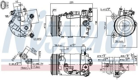 Компрессор кондиционера First Fit NISSENS 890600