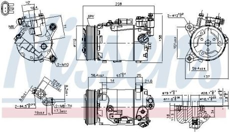 Компрессор кондиционера First Fit NISSENS 890601