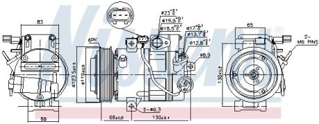 Компрессор кондиционера NISSENS 890687