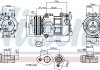 Компрессор кондиционера First Fit NISSENS 890693 (фото 1)