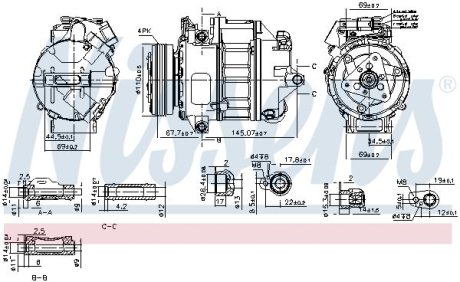 Компрессор кондиционера First Fit NISSENS 890759