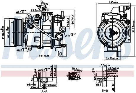 Компресор кондиціонера NISSENS 890880