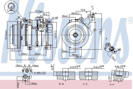 Компресор кондиціонера NISSENS 89312