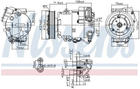 Компрессор кондиционера First Fit NISSENS 89425