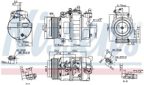 Компрессор кондиционера First Fit NISSENS 89496