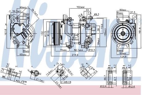 Компресор кондиціонера NISSENS 89528