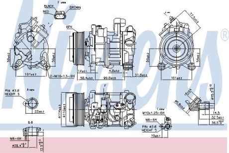 Компрессор кондиционера First Fit NISSENS 89585