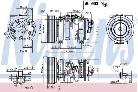 Компрессор кондиционера First Fit NISSENS 89609