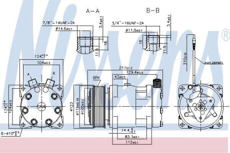 Компресор кондиціонера NISSENS 89632