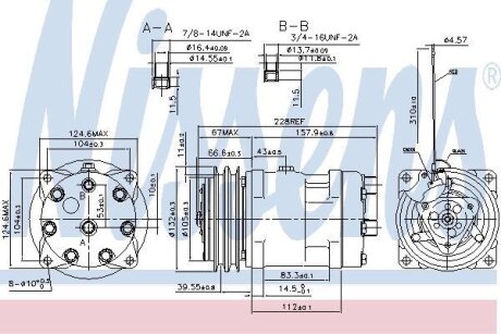 Компресор кондиціонера NISSENS 89636