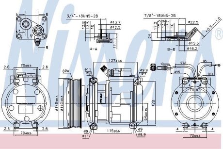 Компресор кондиціонера NISSENS 89752