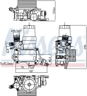 Охолоджувач мастила NISSENS 91194