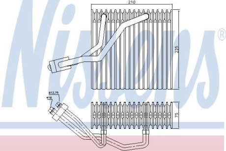 Испаритель NISSENS 92176