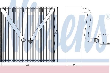 Испаритель NISSENS 92191