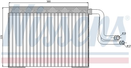 Радиатор кондиционера NISSENS 92268