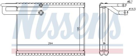 Испаритель кондиционера NISSENS 92323