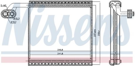 Испаритель, кондиционер NISSENS 92340